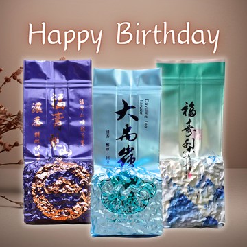 🎂生日祝福禮贈【順韻茶葉】頂級烘焙六兩組 - 大禹嶺合歡溪果香輕焙茶｜精緻烘焙福壽山果韻茶｜熟濃香福壽梨山茶｜茶葉套組｜送禮首選｜茗茶傳情｜祝福禮贈｜牡羊座生日禮物｜環境友善茶葉｜自家茶園產製銷