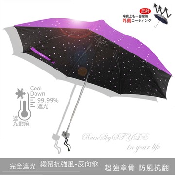 【反向傘-超遮光】緞帶紛飛-超強傘骨傘 / 傘 雨傘 抗UV傘 非自動傘 折疊傘 遮陽傘 大傘 洋傘+3