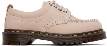 Dr. Martens 粉色 Lowell 德比鞋