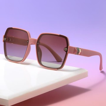 新款大框顯瘦偏光太陽鏡時尚潮流防紫外線墨鏡D家網紅抖音眼鏡現