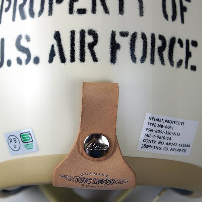 BUCO ブコ BABY BUCO U.S.AIR FORCE PLAIN ベビーブコ USエアフォースプレーン（艶なし）トイズマッコイ  ジェットヘルメット アイボリーホワイト | LINEブランドカタログ