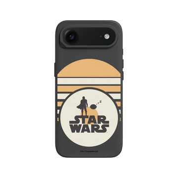iPhone Air SolidX 黑 - Star Wars - The Mandalorian - 復古印刷