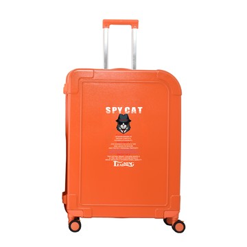 【Leadming 俐德美】間諜貓 SPY CAT 28吋 拉鍊行李箱/旅行箱/橘色/LG0572024-廠商直送