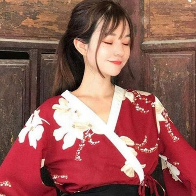 メンズの 女性ヴィンテージパーティー羽織アジアの洋服のための着物花和風かわいい女の子の浴衣夏トップスカート衣装ドレス 着物紳士服 Mlkjsyba 通販 Lineポイント最大0 5 Get Lineショッピング