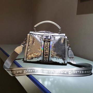 專柜女包新款亮片包包時尚多用包單肩斜挎包百搭高檔洋氣手提包女