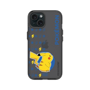 iPhone 15 Clear 酷墨灰 - 寶可夢 Pokemon - 印花系列-寶可夢