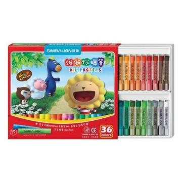 雄獅 OP-36A 奶油獅 粉蠟筆 (36色)【APP滿額下單10%點數(單一帳號最高1500點)】8/31止