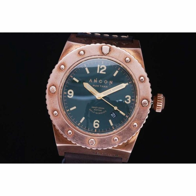 アンコン ANCON M26 タンク マーク2 ブロンズ MK103 メンズ レザー  