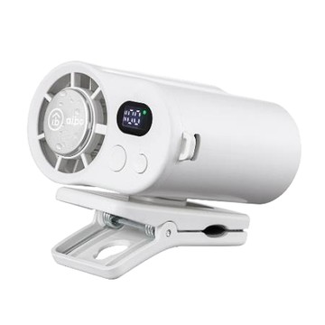 aibo冰敷100檔數顯高速多功能風扇/HA-FAN1156-W/柔霧白