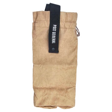 POST GENERAL 燈芯絨束口手提袋 卡其色 尼龍纖維 聚酯纖維 聚丙烯  1個  W320 x H350mm
