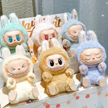 {保固一年 可打統編}高品質泡泡瑪特LABUBU公仔二代 搪膠公仔拉布布玩偶娃娃潮玩盲盒