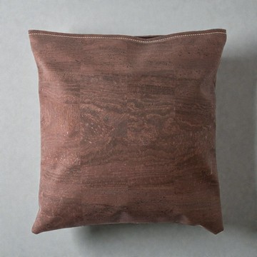 Talawa Cork 軟木皮革抱枕套 (棕色)