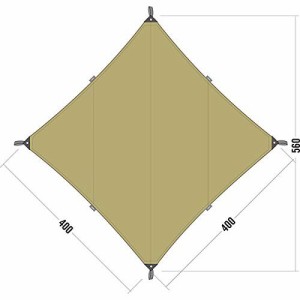 エバニュー(EVERNEW) ポリコットンタープ Tarp TC3 ヘキサ ECQ203