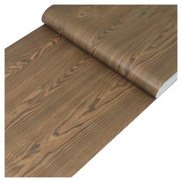 WA 仿真木紋自黏防水壁紙 3D立體  300 x 60cm  檀木