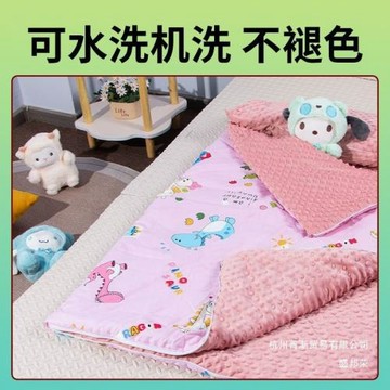 兒童恒溫睡袋寶寶豆豆絨秋冬季防踢被男女童加厚被子幼兒園午休被