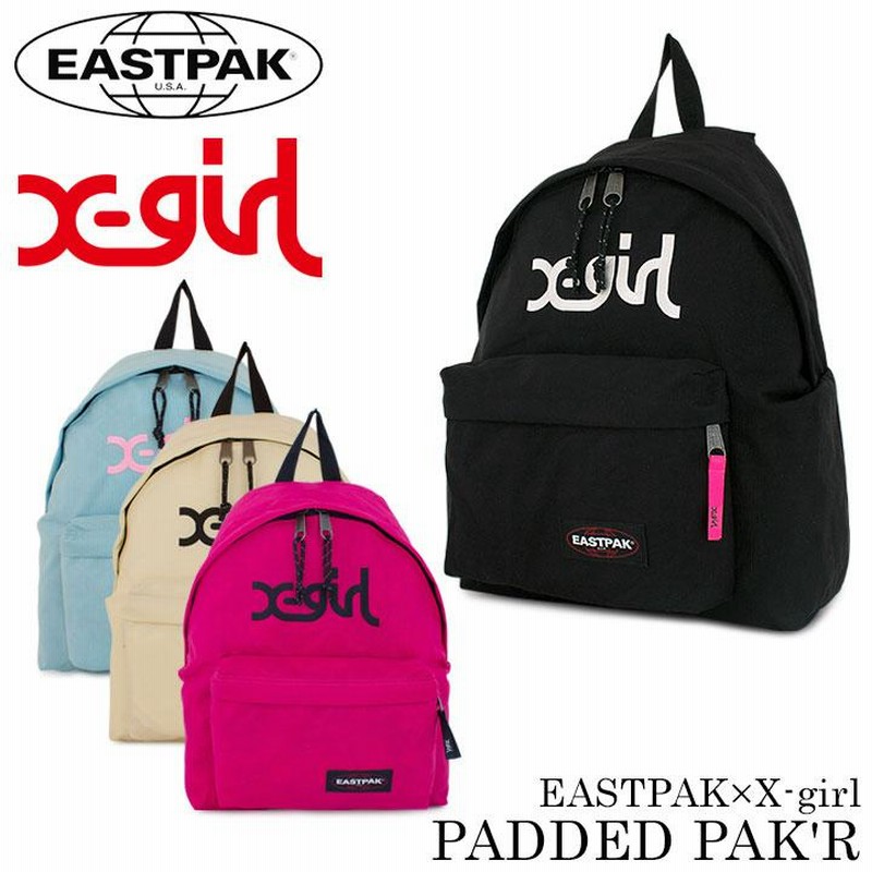 イーストパック EASTPAK × エックスガール X-girl リュック EK620 PADDED PAK'R パデッドパッカー デイパック バックパック  リュックサック LINEショッピング