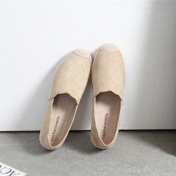 一腳蹬懶人漁夫鞋女春鞋平底2025超火單鞋女春秋樂福鞋超軟晚晚鞋