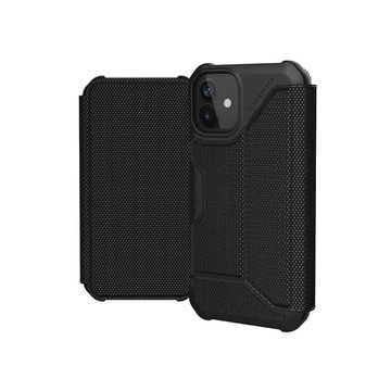 美國軍規 UAG iPhone12 mini "5.4" (2020) 翻蓋式耐衝擊保護殼-軍用黑 強強滾