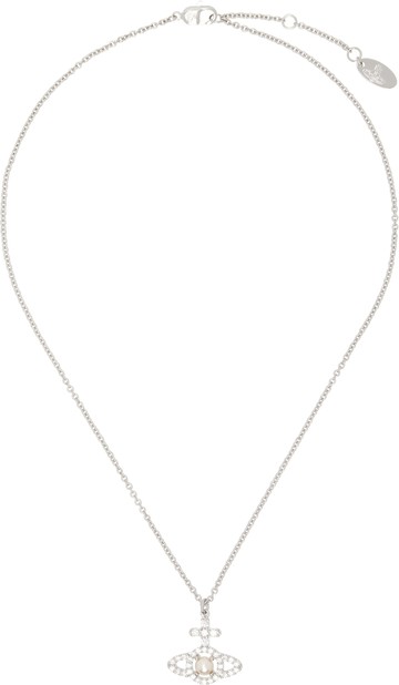 Vivienne Westwood 银色 Olympia Pearl 项链