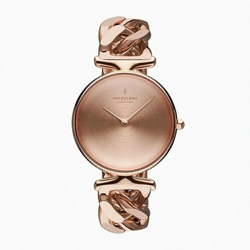 送禮首選★Nordgreen Unika優雅獨特錶帶腕錶UN28RGCHROBM  附提袋【全館優惠★APP下單天天點數10倍送】線上購買享_實體門市同步服務