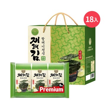 韓麗國際 【順伊奶奶】海苔經典禮盒-洋蔥口味90g