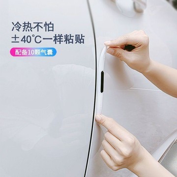 🛒臺灣24h🌳汽車車門防撞條防刮蹭防擦條後視鏡防撞車貼門邊保護條開門防撞貼
