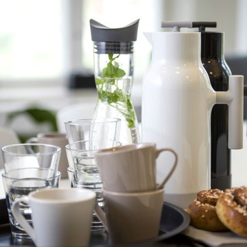 Sagaform 紅點獎Accent 不鏽鋼保溫瓶 1Liter 共五色可選 - 綠