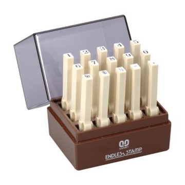 SANBY 一般橡皮印面 數字4號 連結章 明朝體 /組 EN-S4