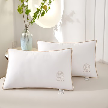 Ishur 伊舒爾 水鑽超柔立體羽絲枕 58%棉 42%聚酯纖維  72 x 46cm  1個