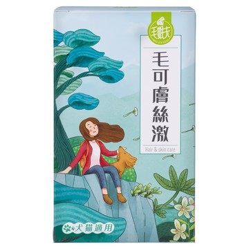 MAO JEFF FOOD 毛姐夫 毛可膚絲激爆毛皮膚粉包  毛球  30包  1盒