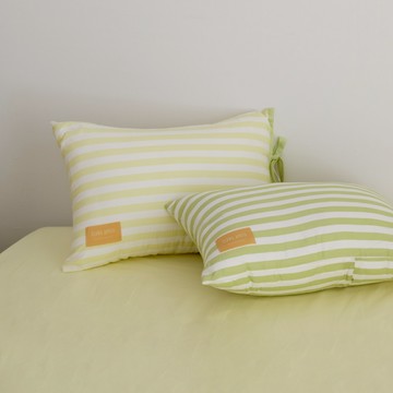 翔仔居家 華爾紗抱枕【多款花色任選】(50x35cm) 100%純棉 長纖棉 靠枕 小抱枕 午睡枕 純棉抱枕 條紋抱枕