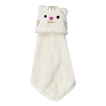 動物擦手巾 Set 3入 珊瑚絨 43 x 34cm  款式隨機  1組