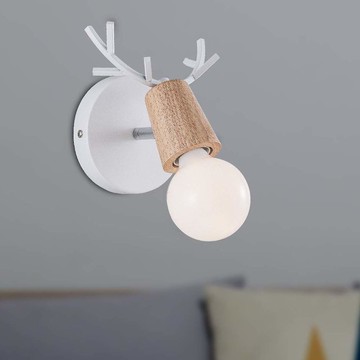 北歐風原木壁燈 YP80-851-B1