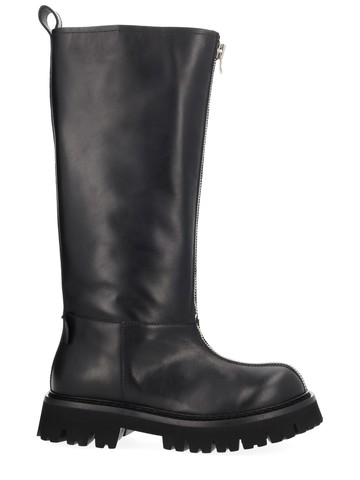 moschino boot "zipper"