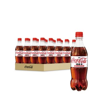 可口可樂 【Coca-Cola 】纖維+寶特瓶 600ml(24入X2箱)(無糖)