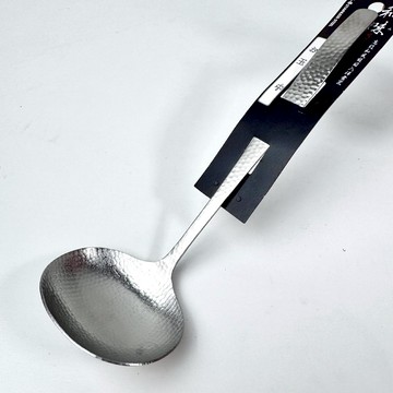 [片力] 湯勺 燕三條 和味槌目18-8 艷消不鏽鋼餐具 S-1