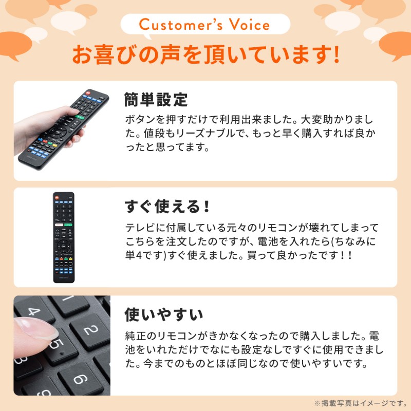 テレビリモコン パナソニック ビエラ 【設定不要ですぐ使える、かんたんリモコン】 Panasonic TVリモコン 汎用リモコン 故障 壊れた  買い替え 代用 400-TVPA | LINEショッピング