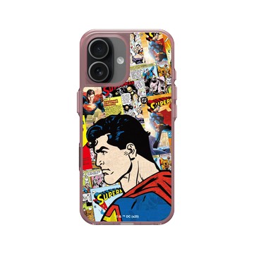 iPhone 17 Clear (相機按鈕) 晶醺玫 - Superman - Superman-漫畫風