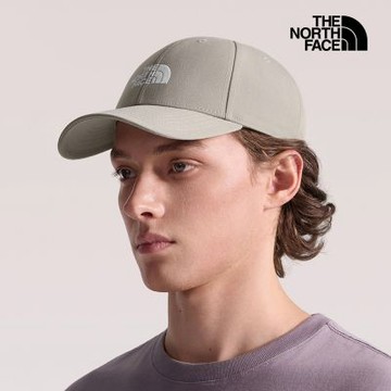 【The North Face 官方旗艦】北面男女款淺棕色運動帽｜4VSV2MB