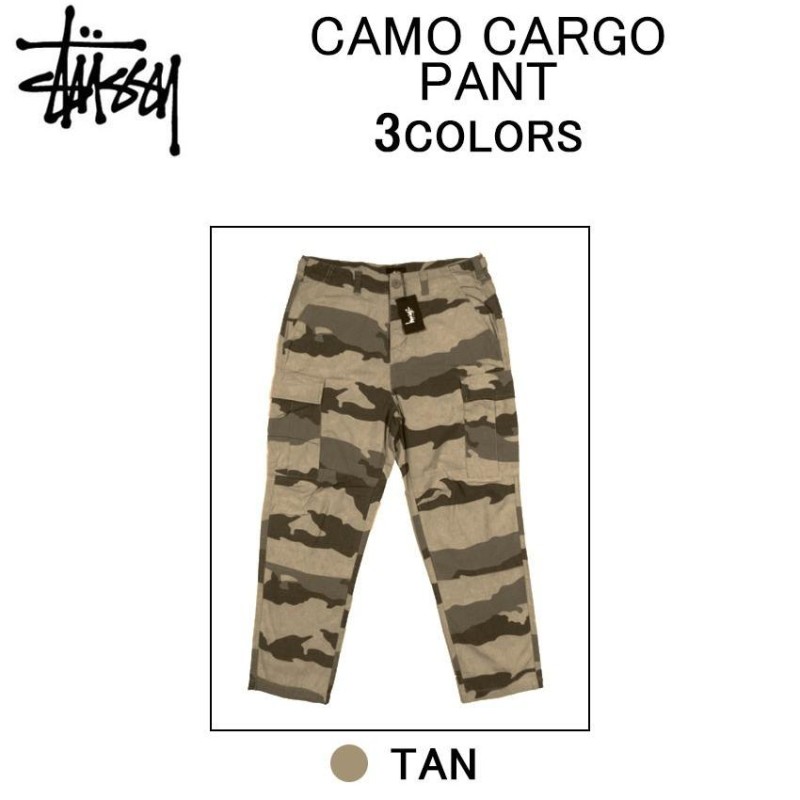 ○BIG SALE！○ステューシー ズボン・パンツ STUSSY CAMO CARGO PANT