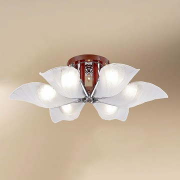 玻璃半吸頂燈六燈 B96-64-74382