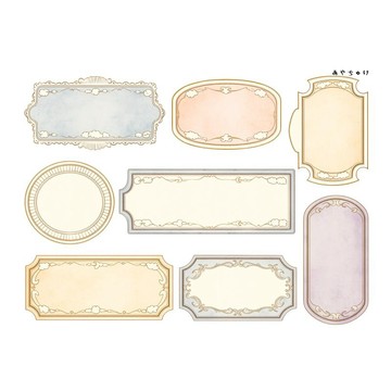 【9 月新品】20-147-0329 裁切紙 幻想復古浪漫喫茶