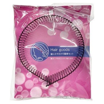 KAI 貝印 髮箍  黑色  16x14x3cm