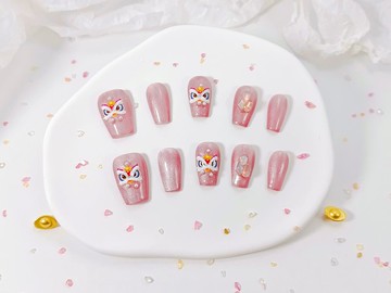 【YUE】粉曦舞獅-粉紅喜慶穿戴甲