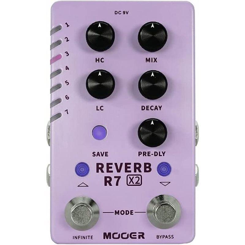 Mooer R7 X2 REVERB リバーブ ギターエフェクター