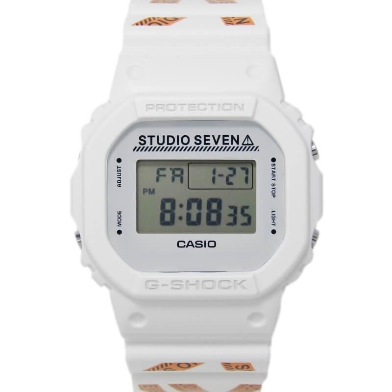 未使用 CASIO G-SHOCK Gショック STUDIO SEVEN DW-5600VT スタジオセブン 別注 本体のみ ホワイト 白  30011843 | LINEブランドカタログ