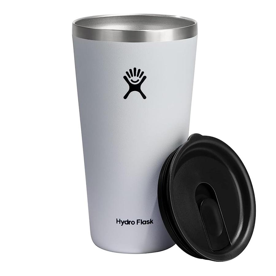 HYDRO FLASK 28 OZ ALL AROUND TUMBLER WHITE