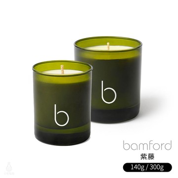 【專櫃正貨】英國 bamford 紫藤香氛蠟燭 140g/300g (紫藤/金銀花) 花香調 精油蠟燭