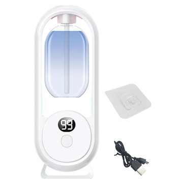 Reddot 紅點生活 五檔數顯智能自動定時香薰機 附充電線 + 背膠掛勾  優雅白  單一商品