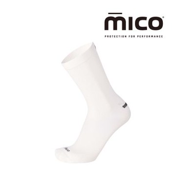 MICO 輕量中筒自行車襪 CA1314 /	001白色